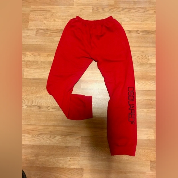 Dsquared2 red sweatpants xl - Picture 2 of 5